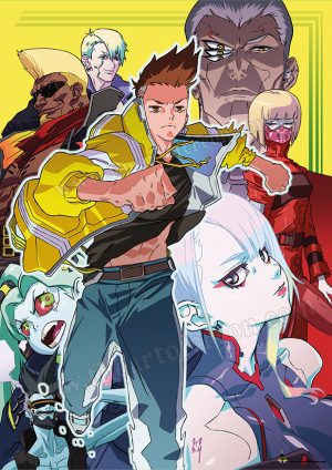 CYBERPUNK - Edgerunners – Tribute Illustration – Collector print